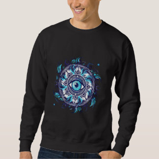 Anime Eye Aesthetic in Harajuku Soft Grunge Retro  Sweatshirt