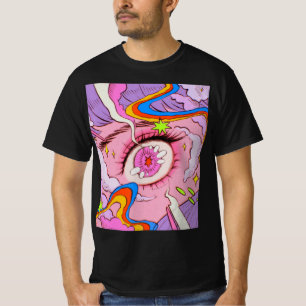Anime Eyes Pastel Kawaii Egirl Aesthetic Japanese  T-Shirt