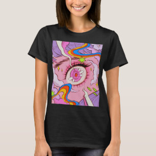 Anime Eyes Pastel Kawaii Egirl Aesthetic Japanese  T-Shirt