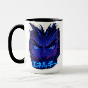 Anime Eyes Power Mug – Neon Manga Style Otaku