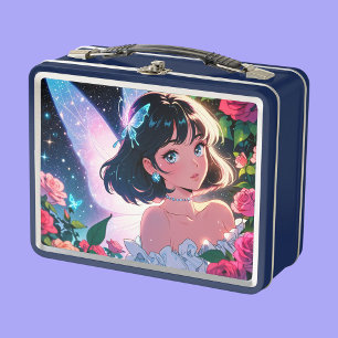 Anime fairy metal lunch box