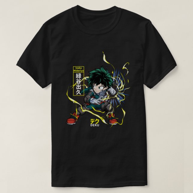 Anime fan art deku T-Shirt (Design Front)