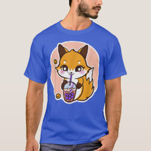Anime Fo Drinking Boba Milk Bubble Tea Kawaii 35 T-Shirt
