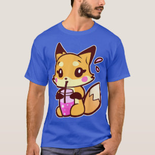 Anime Fo Drinking Bubble Tea Kawaii 41  T-Shirt
