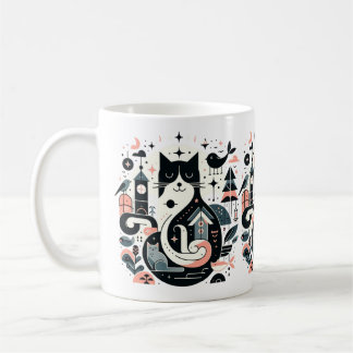 Anime funny cat Mug