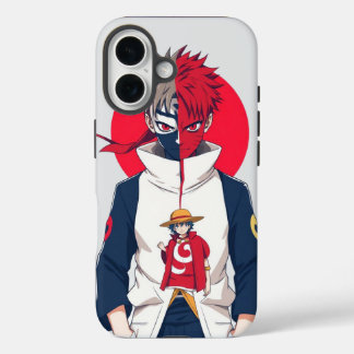 Anime Fusion iPhone Case – Luffy One Piece & Pain 