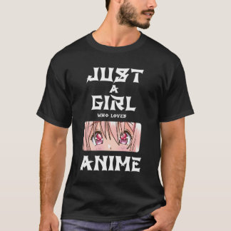 Anime Gifts For Teen Girls Japanese Anamie Eyes Te T-Shirt