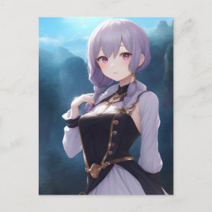 Anime Girl 001 Postcard