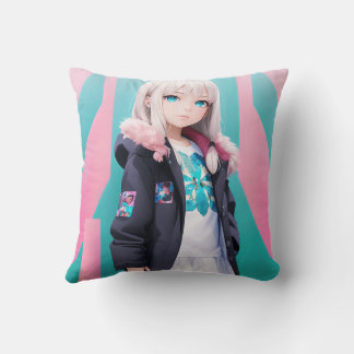 Anime Girl 039 Cushion