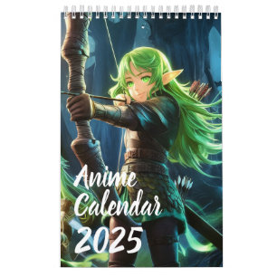 Anime Girl 12 Months Calendar