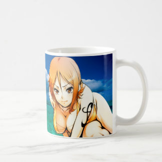 Anime girl art coffee mug