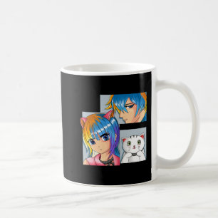 Anime Girl Cat Otaku Anime Merch Kawaii Stuff Coffee Mug