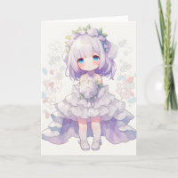 Anime Girl Chibi Bride
