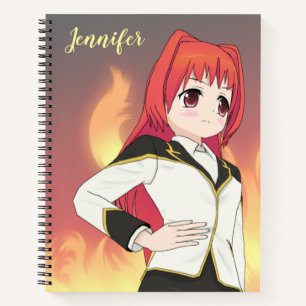 Anime Girl Design Notebook