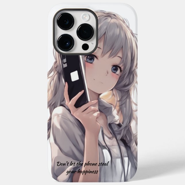 ANIME GIRL Grey haired Case-Mate iPhone Case (Back)