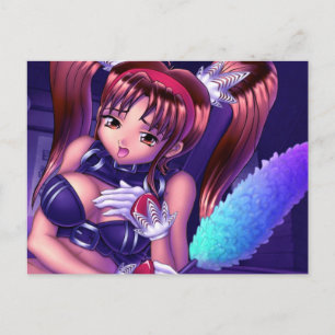 Anime Girl - Honey Postcard