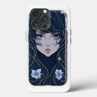 anime girl intricate details iphone case