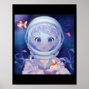 Anime Girl Kawaii Aesthetic Japanese Otaku Poster
