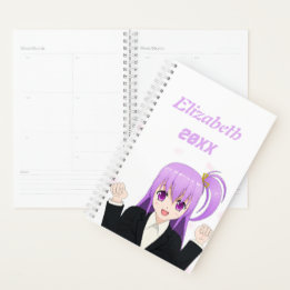 Anime Girl kawaii cute pink 2022 Planner