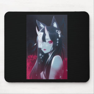 Anime Girl Kawaii Waifu Aesthetic Japanese Manga O Mouse Pad