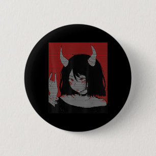 Anime Girl Kawaii Waifu Aesthetic Japanese Otaku  6 Cm Round Badge