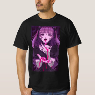 Anime Girl Kawaii Waifu Aesthetic Japanese Otaku 8 T-Shirt