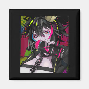 Anime Girl Kawaii Waifu Aesthetic Japanese Otaku  Magnet