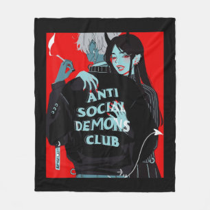 Anime Girl Kawaii Waifu Egirl Aesthetic Japanese O Fleece Blanket