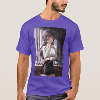 Anime Girl Kawaii Waifu Esthetic Japanese Otaku T T-Shirt