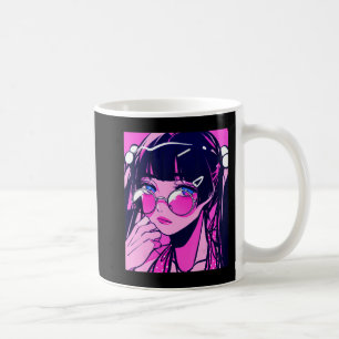 Anime Girl Kawaii Waifu Pink Aesthetic Japanese Ot Coffee Mug