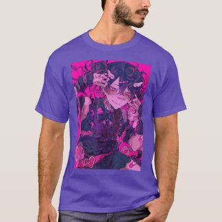 Anime Girl Kawaii Yandere Waifu Esthetic Japanese T-Shirt
