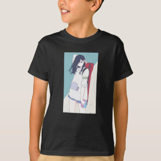 Anime Girl Lofi Aesthetic Retro 90s Waifu Japanese T-Shirt