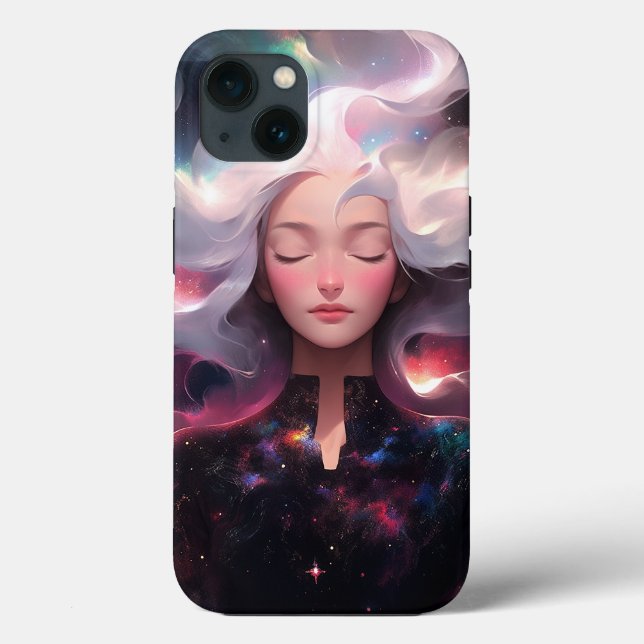Anime Girl Made Of Stars Case-Mate iPhone Case (Back)
