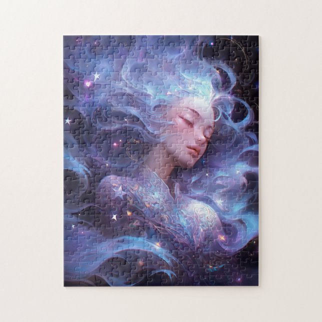 Anime Girl Made Of Stars Jigsaw Puzzle (Vertical)