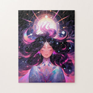 Anime Girl Magical Princess Jigsaw Puzzle