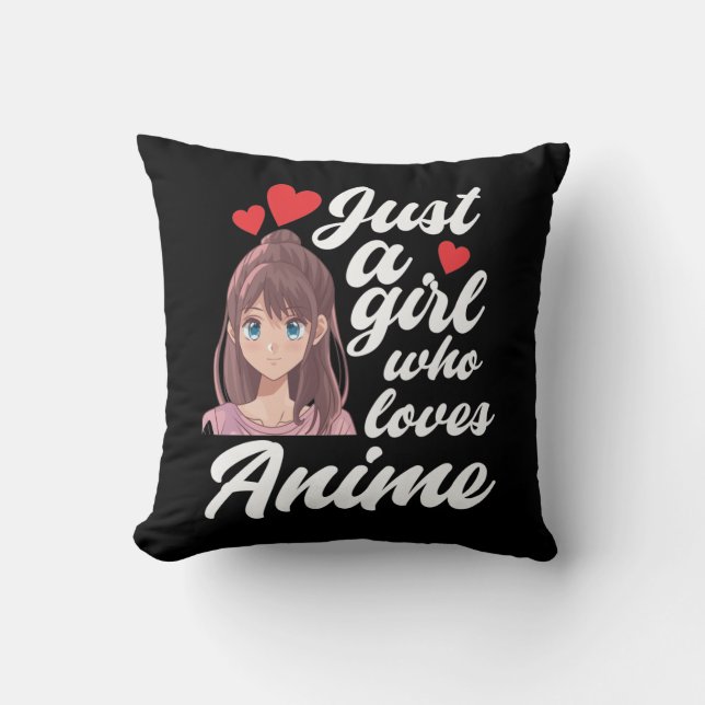 Anime Girl Manga Fan Cosplay Teen Cushion (Front)