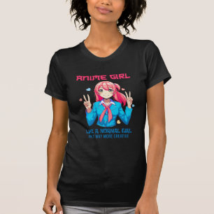 Anime Girl Manga Japanese Girls Teens T-Shirt