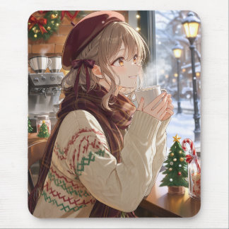 Anime Girl Mouse Pad