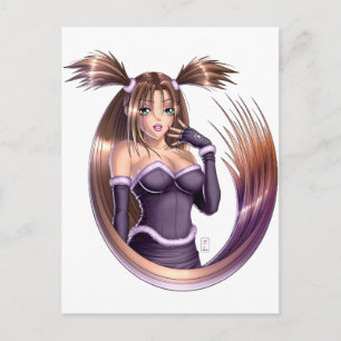 Anime Girl - Nikki Postcard