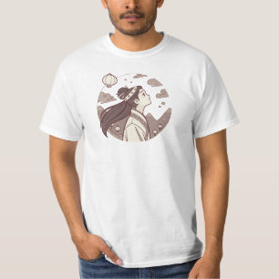 Anime Girl Seems Blossom Cute Gift✨☁️🗻🏮 T-Shirt