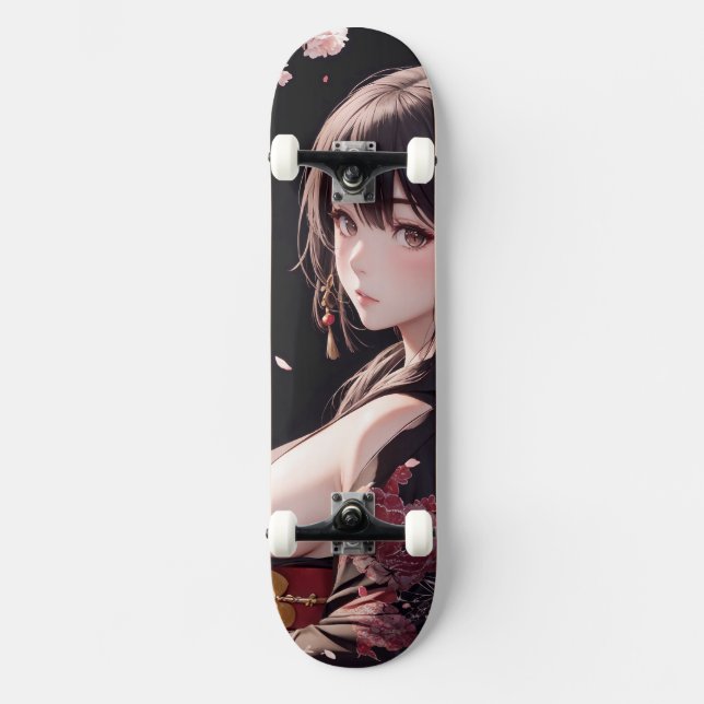 Anime Girl Skateboard (Front)