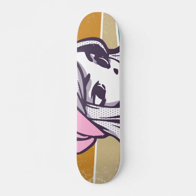 Anime Girl Skateboard | Custom Graphic Skateboard (Front)