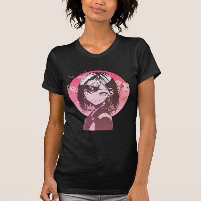 Anime Girl T-Shirt (Front)
