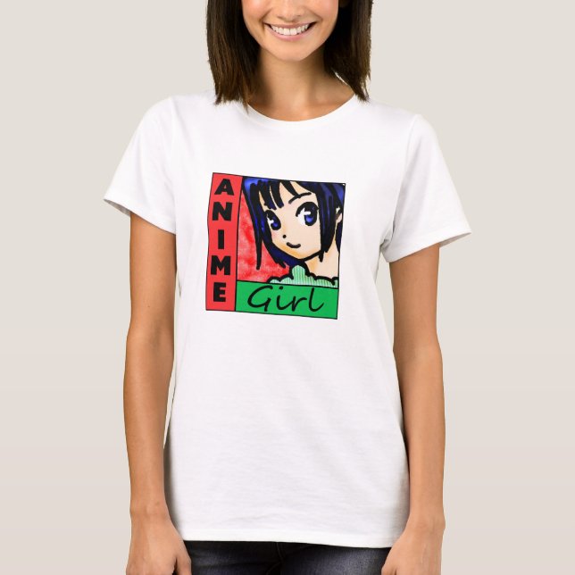 Anime Girl T-Shirt (Front)
