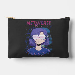 Anime girl virtual reality glasses Accessory Pouch