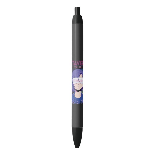 Anime girl virtual reality glasses Pen (Front Vertical)