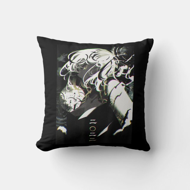 Anime Girl Waifu Aesthetic Japanese Otaku  Cushion (Front)