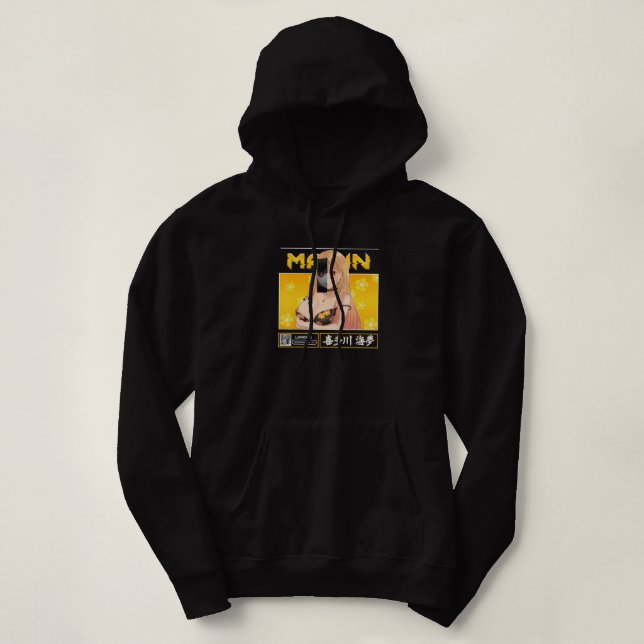 Anime Girl Waifu Hoodie (Design Front)