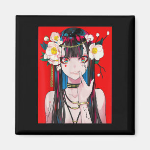 Anime Girl Waifu Japanese Aesthetic Kawaii Otaku Magnet