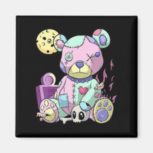 Anime Girl Waifu Who Loves Anime Ramen And Sketchi Magnet